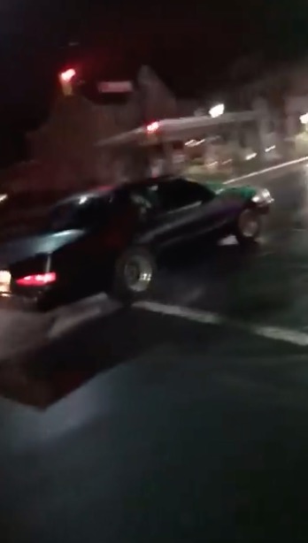 When The Eagles Win The Super Bowl Everything is Legal… Cops Film Car Doing a Burnout!