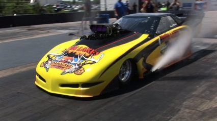 Blown Corvette On Nitromethane!