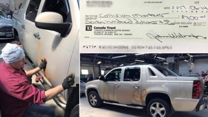 Car Shop Owner Removes Racist Graffiti, Free of Charge, Results in Lots of Donations