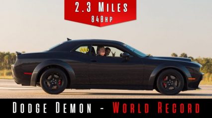 Dodge Demon Top Speed Record Over 200mph!