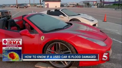 Flood Damaged Cars From Hurricane Harvey Flowing to the Market, What to Watch For