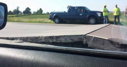 Road Buckle Sends Vehicles Airborne on Minnesota Highway