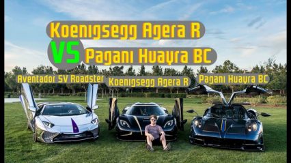Koenigsegg Agera R VS Pagani Huayra BC!! Hypercars Hit Warp Speed