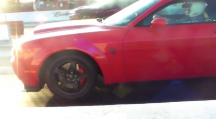 Can a Stock Dodge Demon Pull The Front Wheels Off The Ground?