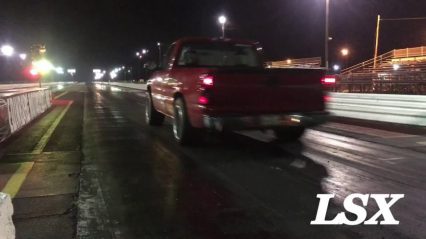 Silverado Brings Home the AWD LSx Truck Record in Style (Trans Brake Sounds Awesome!)