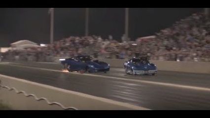 Taylor Lastor Slams The Wall In Corvette Promod at Lights Out 9