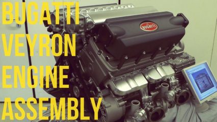 This Is What Bugatti Veyron Engine Assembly Line Looks Like