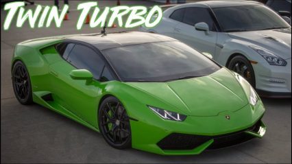 UGR TT Huracan vs Godzilla GTR – INSANELY Close Race!