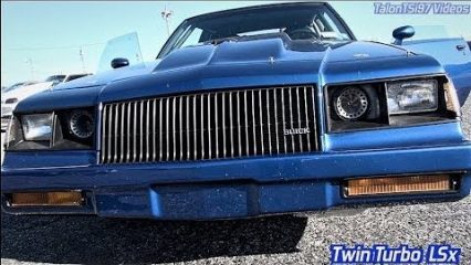 Who Needs Headlights When You Have TWIN TURBOS!? LSX Buick Spools to Life