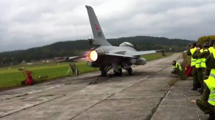 F-16 Full Afterburner From 10 Feet Away!