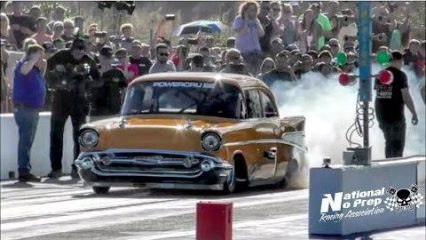 Jeff Lutz In The 57 vs The Megalodon at Orangeburg SC Street Outlaws Live