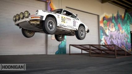 Porsche vs Miata Huck Fest… They Sent It! Gambler 500 Stops By Hoonigan’s Donut Garage.