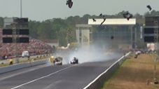 Side By Side Boomers – Robert Hight and Matt Hagan Suffer Simultaneous Explosions at Gatornationals!