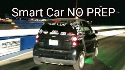 Smart Car Makes a No Prep Hit at the Track!