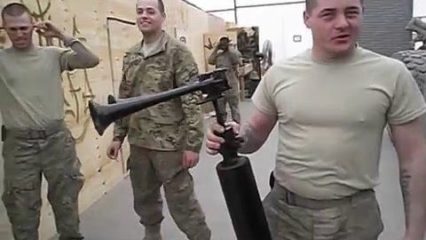 Soldier Pranks His Fellow Team Member With a Massive “Air Horn”