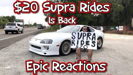 $20 Supra Rides are Back