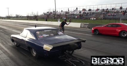 Street Outlaws Fireball Camaro vs Doc at Conquer The Concrete 2018