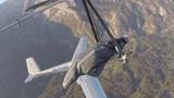 Hang Glider Pulls Insane Mid Air Touch Stunt On a Plane!