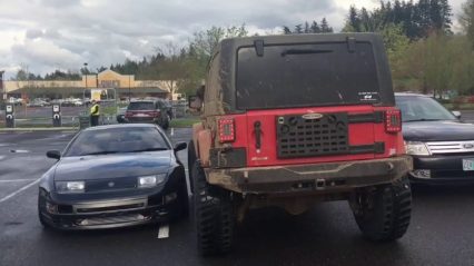 Jeep Owner Trolls Double Parked Nissan, Met with an Unlikely Plot Twist