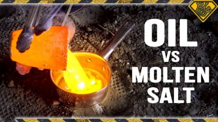 What Happens When You Mix Molten Salt And Oil?