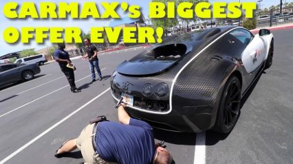 $2 Million Bugatti Veyron Mansory Meets CarMax for an Appraisal