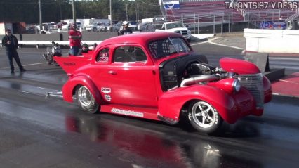 ’39 Chevy With Giant 118mm Turbo… Not Your Typical Grudge Race Car