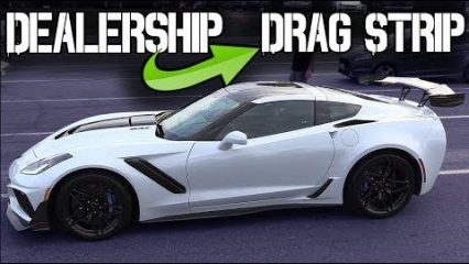 Brand New ZR1 Goes Straight to the Track, Takes on Hellcat!