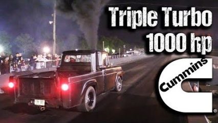 Diesel Beast Goes Unhinged! Triple Turbo Cummins Powered F100