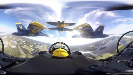 Experience the Blue Angels From the Cockpit in 360°
