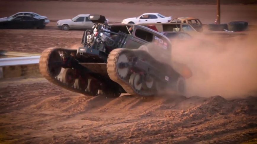 Mad Maxx Looking Monster Truck/Tank Conversion Rasies All Sorts Of Hell!