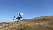 Mind Blowing Footage of an Airbus A400M flying through the Mach Loop