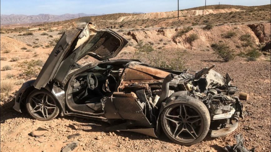 POLICE Find Abandoned McLaren 720S Destroyed In Las Vegas Desert!