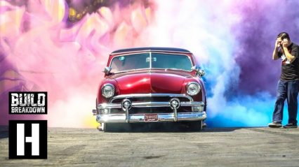 Rainbow Burnout Madness – Ford Victoria Breaks Donut Garage World Record