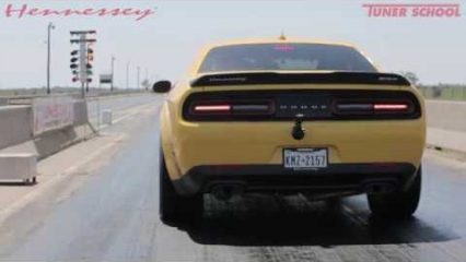 The Dodge Demon World Record Battle Edges in on the 8s