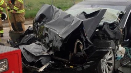 The Tesla That Crashed Into a Truck Was on Autopilot!