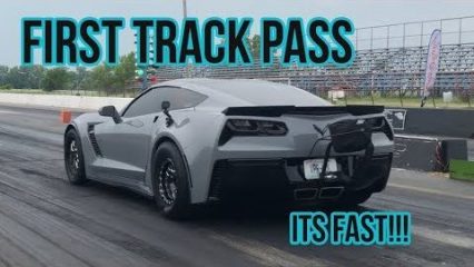 The World’s First Powerglide C7 Corvette Hits The Track!