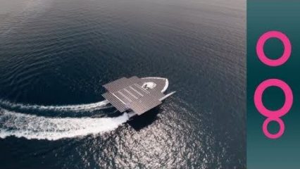 This Huge Boat is Only Powered by Solar Energy.