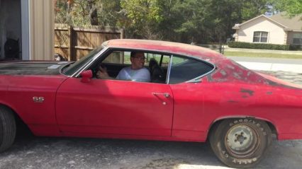 This L78 1969 Chevelle With a 4 Speed Is Straight BARN FIND Gold!