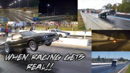 When It Gets Real On The Drag Strip! Wheelies and Crashes!