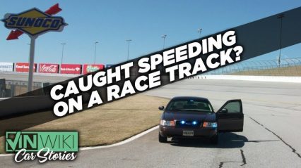 Why in the World Did a Cop Pull This Guy Over on a Racetrack?