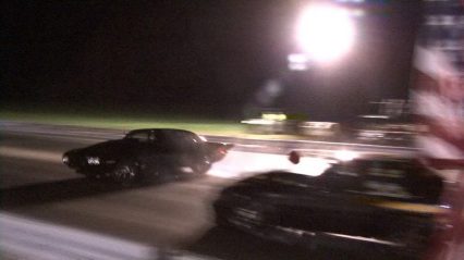 Wild No Prep Drag Race Ends in Hard Crash! – Both drivers OK