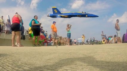 Blue Angels put on a show with low fly by’s