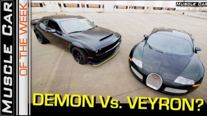 Dream Matchup: Dodge Demon Takes on Bugatti Veyron