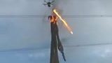 Drone With Flamethrower Clears Debris From Power Lines… Seems Safe Right?