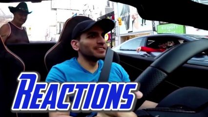 People React to Supercars in Strange Ways, These City Reactions are Mind Blowing