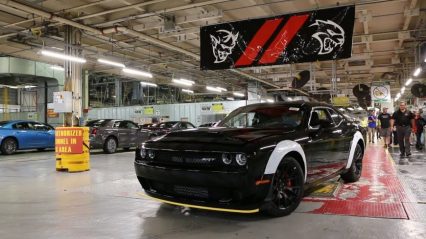 Last 2018 Dodge Challenger SRT Demon Rolls Off the Brampton Assembly Plant Line