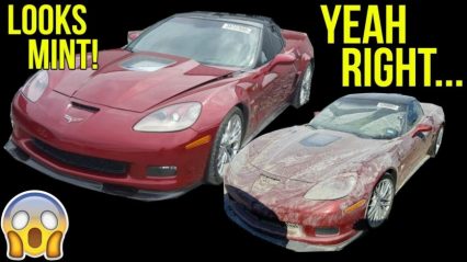 MINT Looking Corvette ZR1 was COMPLETELY Submerged In MUCK