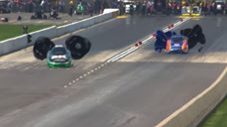 One the the Craziest Top Alcohol Funny Car Finishes… Never Give Up!