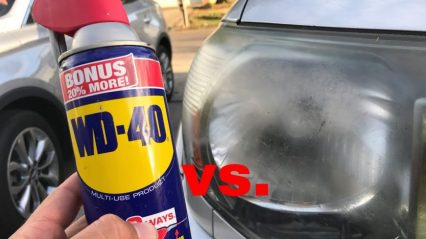 The TRUTH about WD 40 vs Headlights!