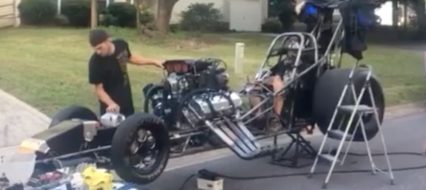 How To Make Friends With The Neighbors. Fire Up A Nitro Fuel Altered In The Street!